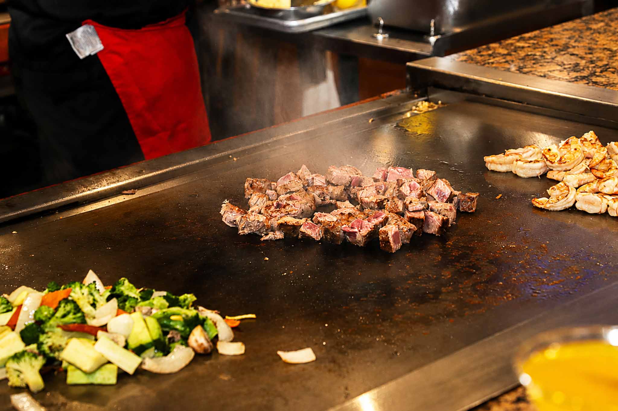 Hibachi action at Shiki