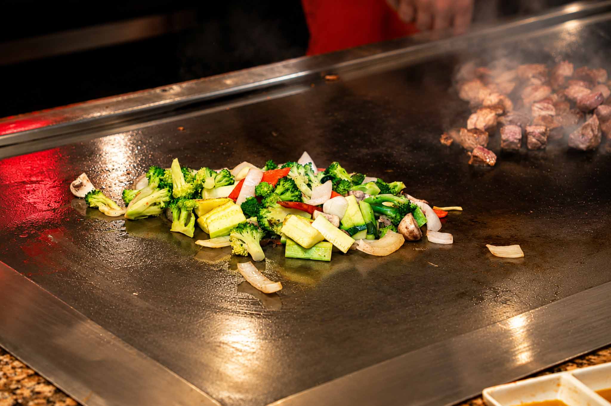 Shiki hibachi catering and event atmosphere